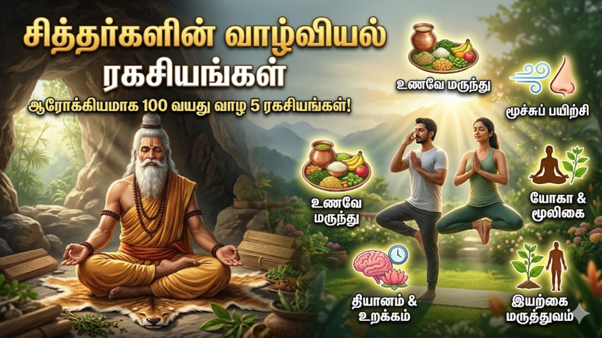 இது மூடநம்பிக்கை அல்ல, சுத்த அறிவியல்! ஆரோக்கியமாக 100 வயது வாழ சித்தர்கள் சொன்ன 5 ரகசியங்கள்!